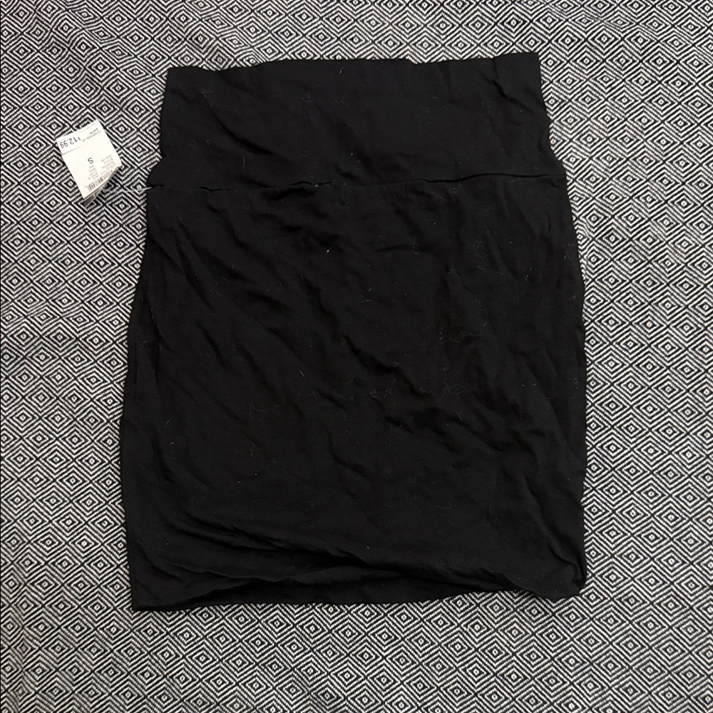 Active Basic Black Mini Skirt